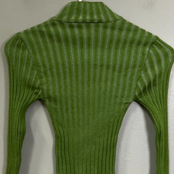 BDG Urban Outfitters cutout ribbed mock neck sweater in Green Size S - Picture 5 of 6